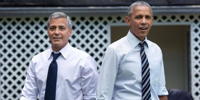 Gli Obama da George Clooney a Laglio