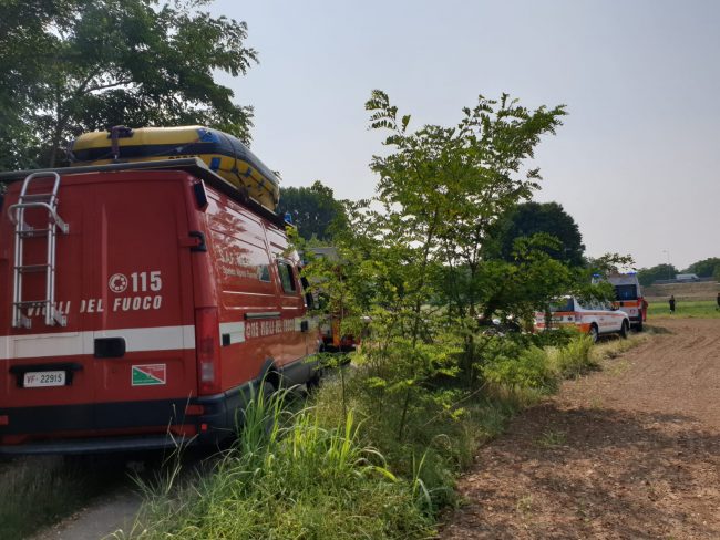 Trovato morto l’uomo caduto nel Villoresi, è un 73enne di Brugherio