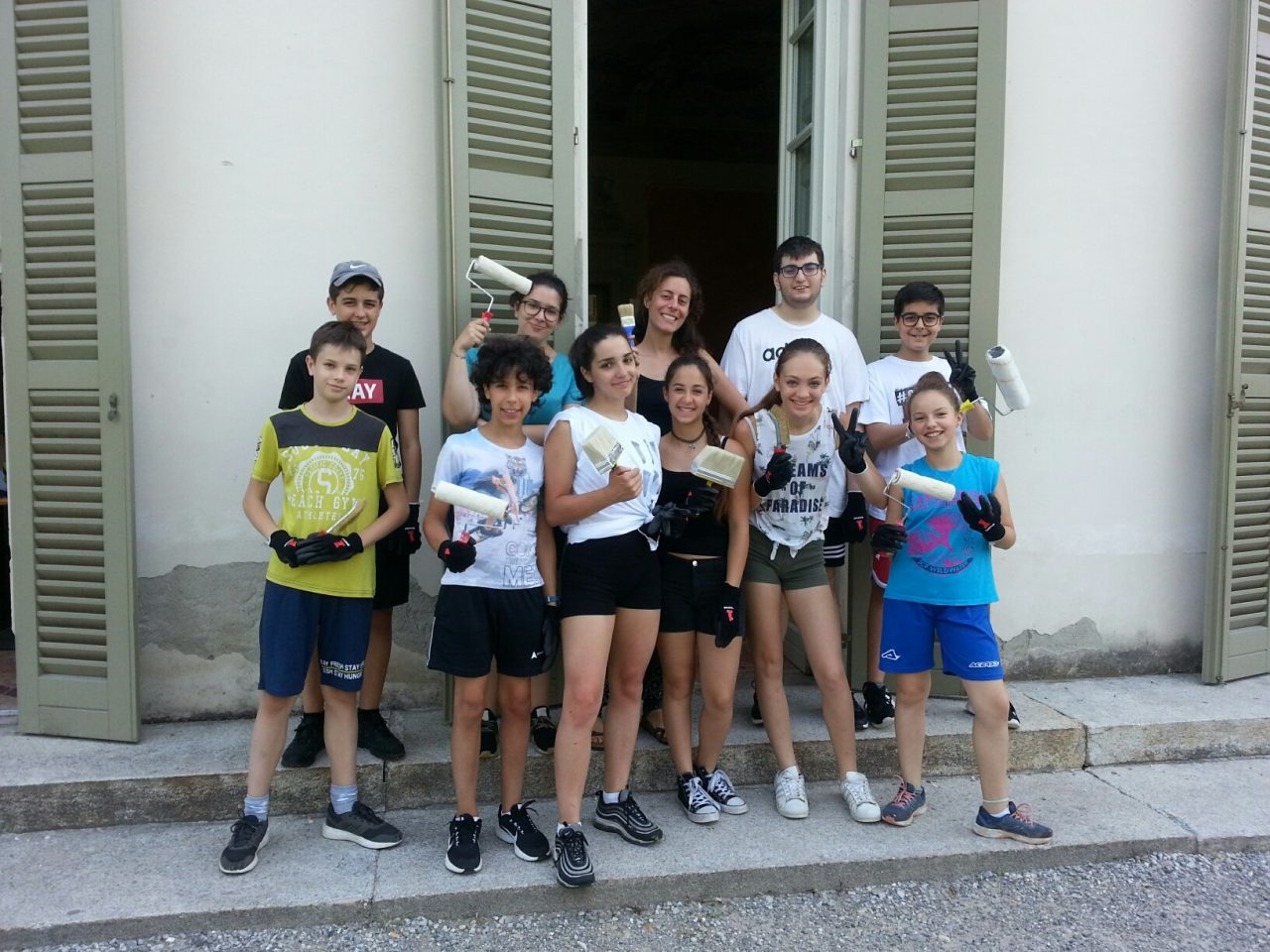 Work camp estivo iniziata l’esperienza a Gessate