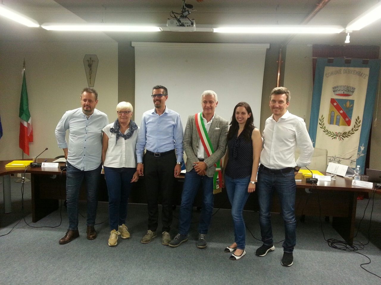 Insediamento del sindaco a Brembate