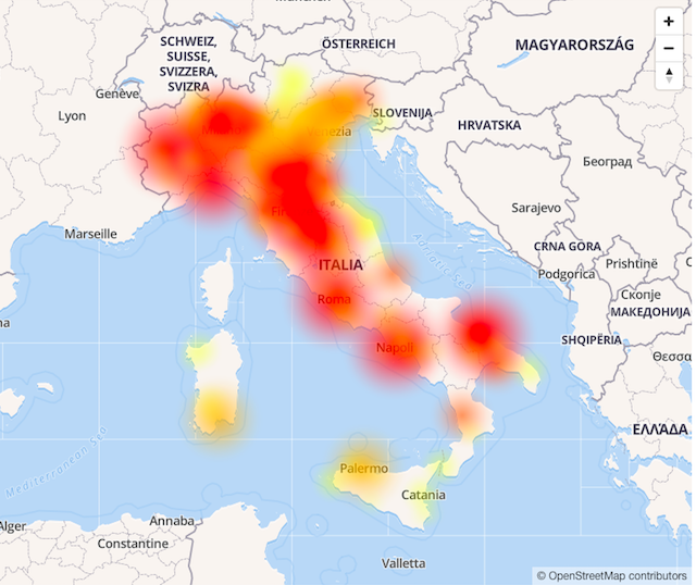 Vodafone Down: disagi in tutta Italia