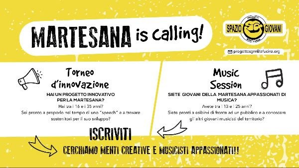 Spazio giovani Martesana cerca musicisti creativi e appassionati