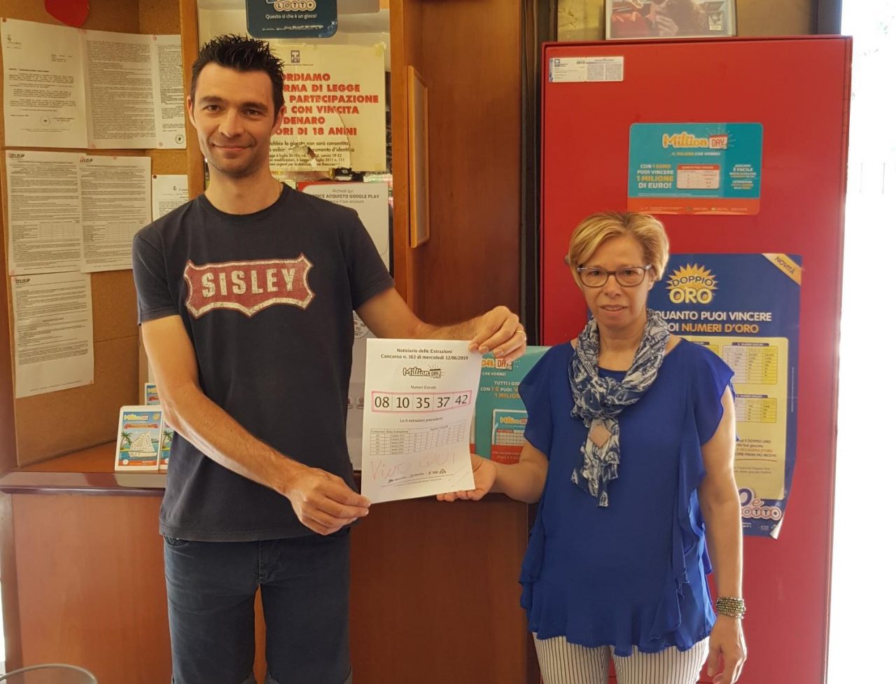 MillionDay: gioca un euro, ne vince un milione. La fortuna bacia la Martesana