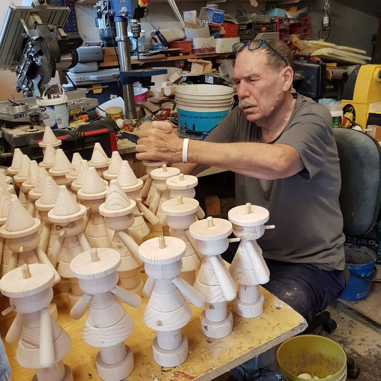 “Geppetto” abita a Brembate e fa sognare i bambini