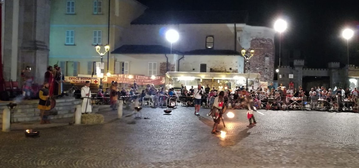 Guerrieri longobardi in piazza, Fara riscopre le sue origini FOTO VIDEO
