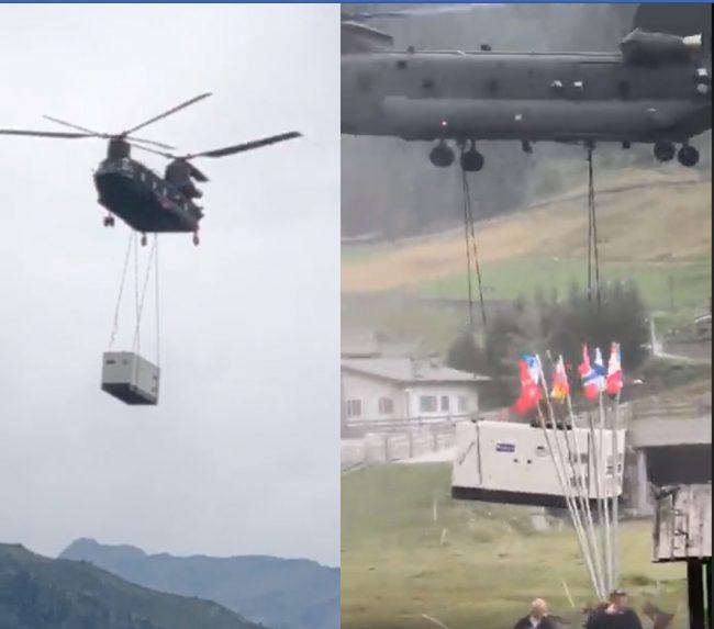 L’elicottero militare scoperchia un tetto: ferito bambino di 10 anni IL VIDEO