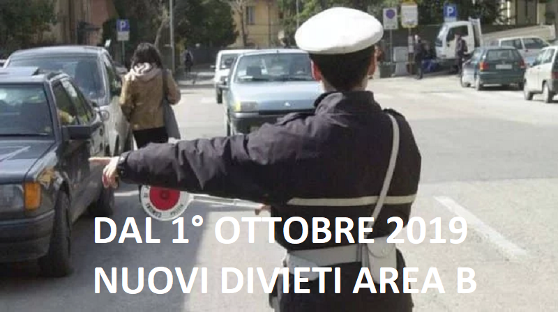 Area B, dall’1 ottobre nuovi divieti