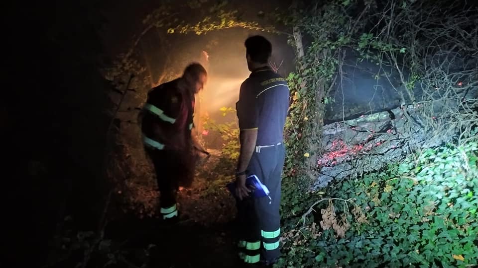 Incendio doloso al Centroparco di Segrate