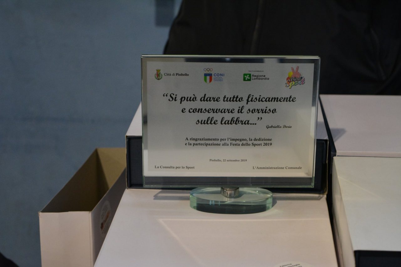 Pioltello Vivi lo sport festa sportiva premiate le società del paese