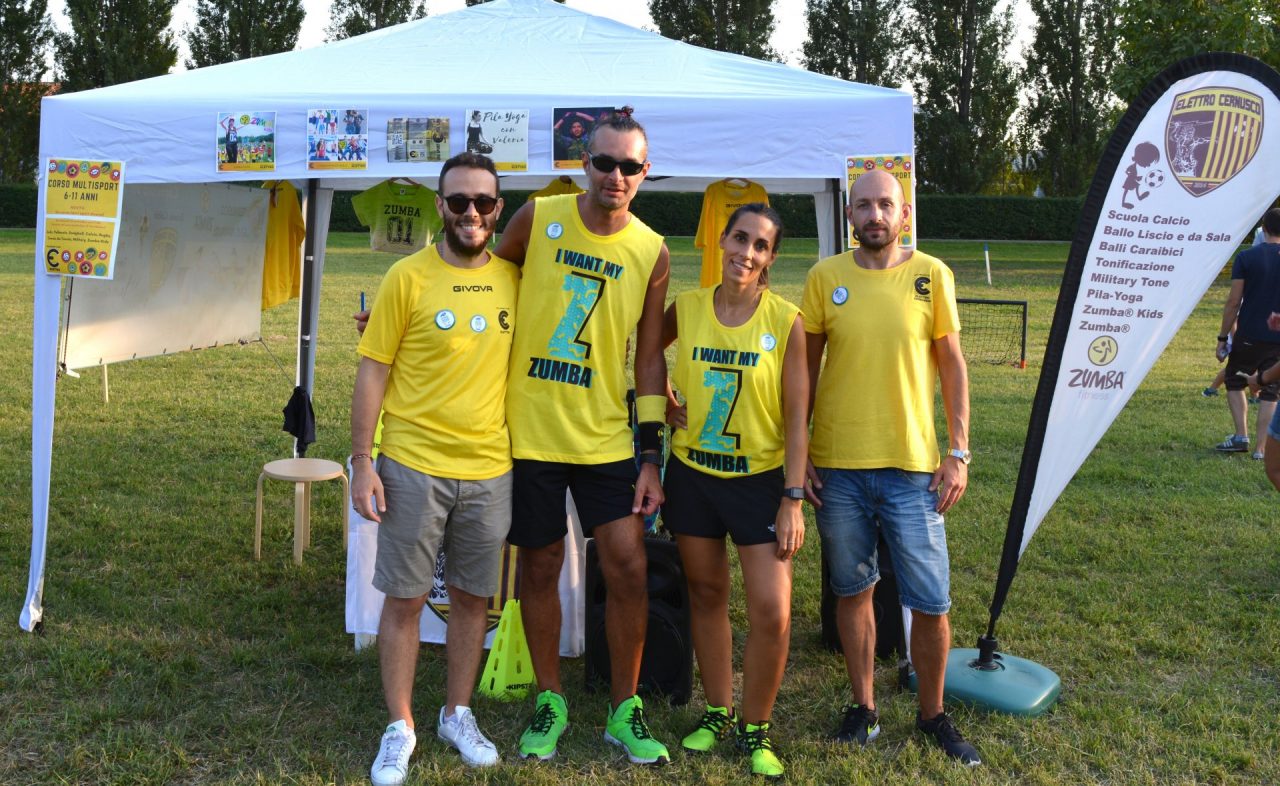 Festa dello sport a Cernusco sul Naviglio stand associazioni al parco dei Germani