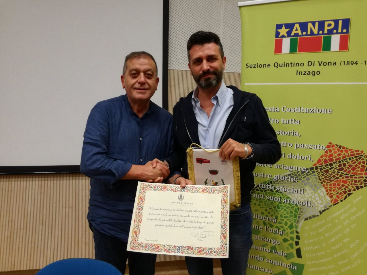Inzago-Buccino, pace fatta nel nome di Di Vona