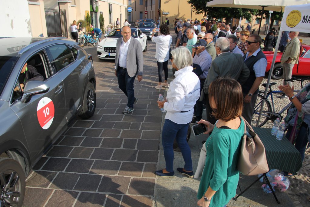 Tappa a Cernusco per la Mille Miglia green