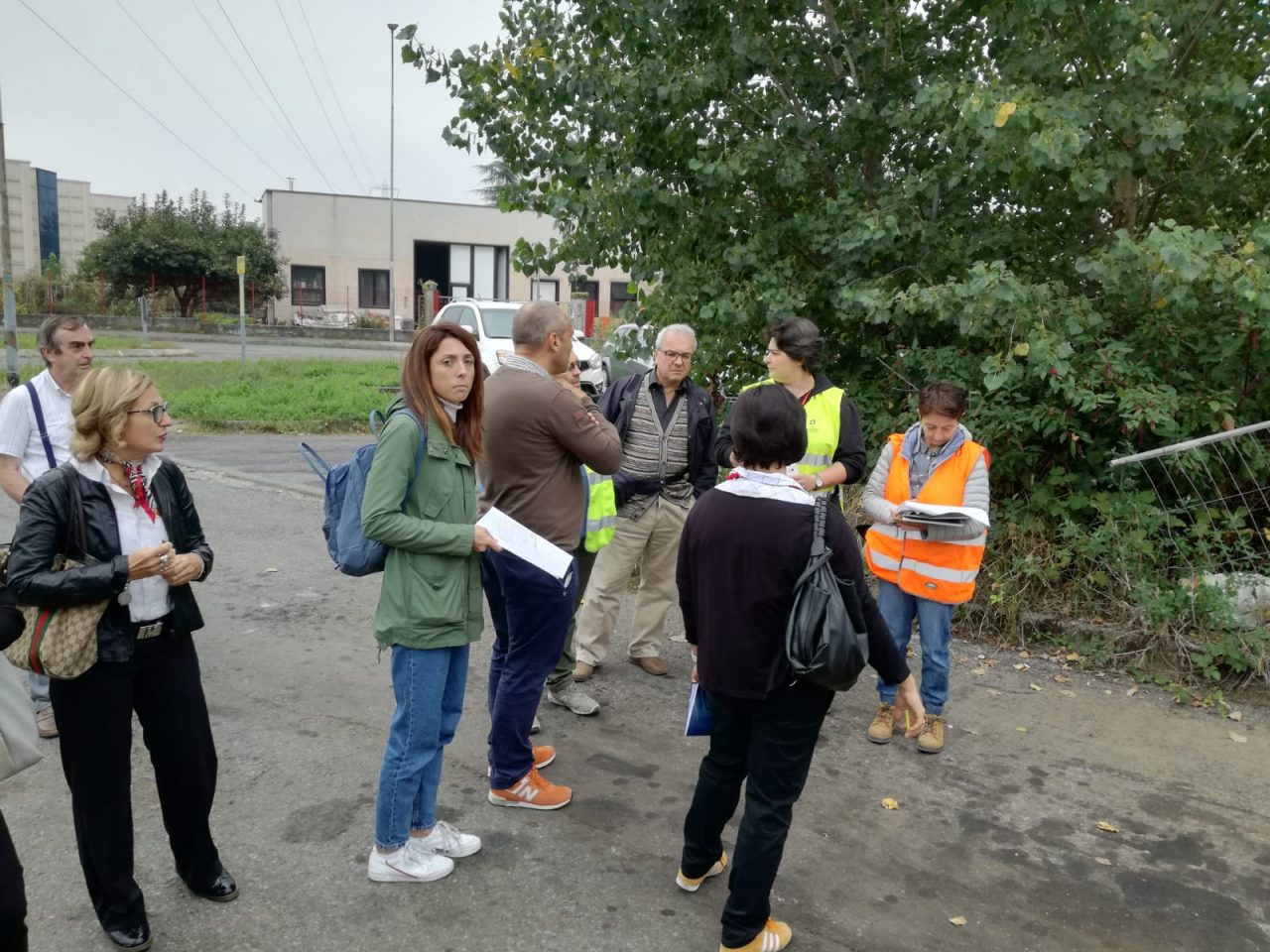 bussero sopralluogo tecnico trituratore cvernusco cassina coordinamento