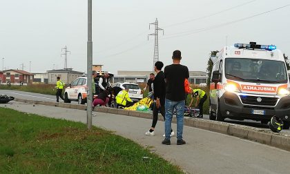 Incidente a Canonica, contro un carro-attrezzi,  morto un motociclista  FOTO
