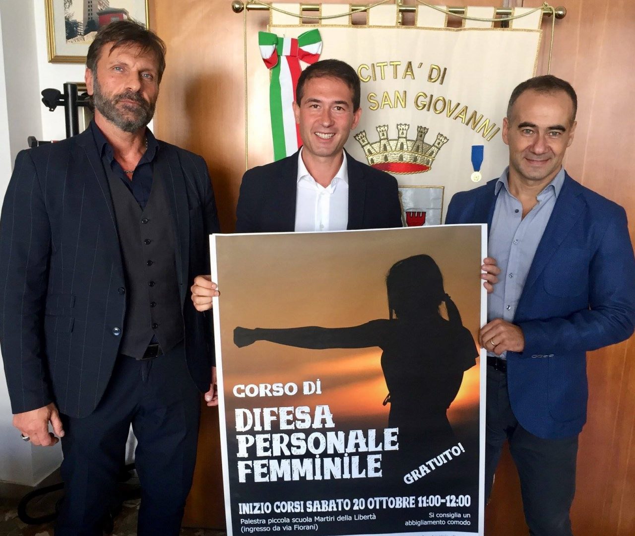 Corso di autodifesa femminile con il commissario di Polizia