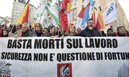 Morti sul lavoro aumentati del 61% in Lombardia