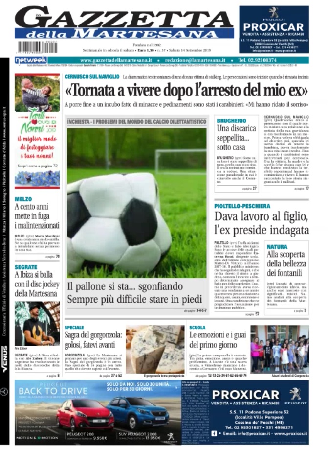 Il nuovo numero della Gazzetta della Martesana è in edicola