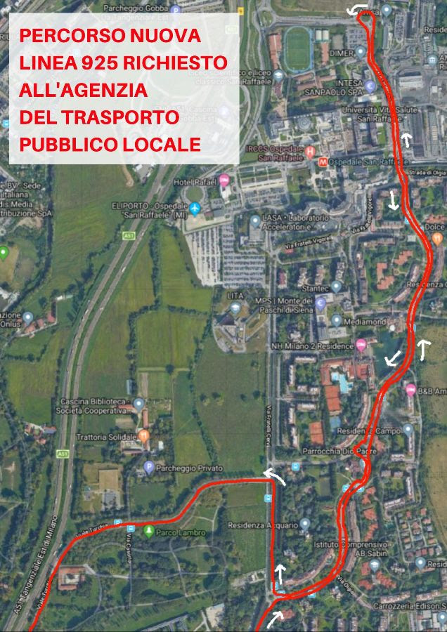 Linea 925: Segrate scrive all’Agenzia del Trasporto pubblico