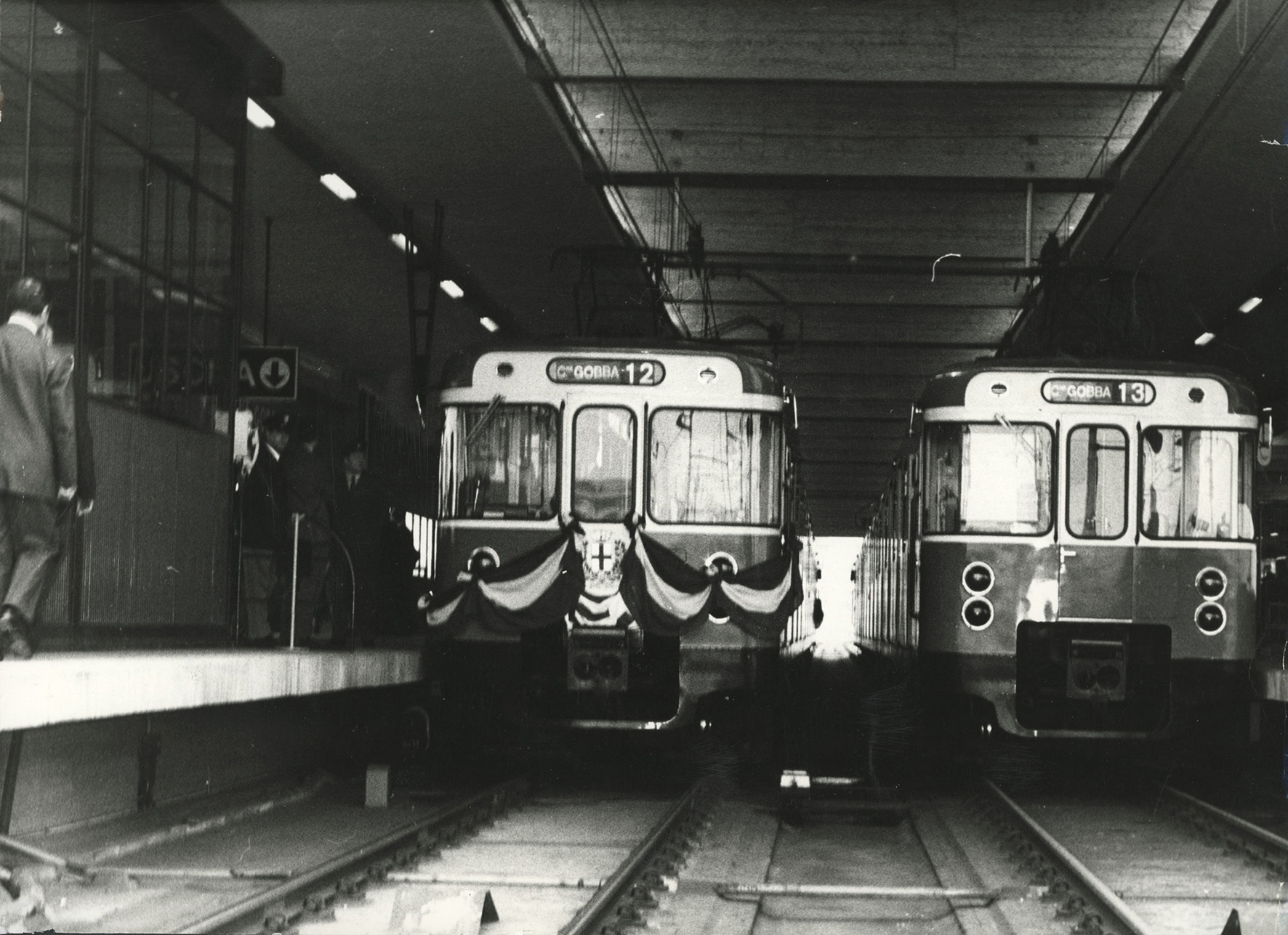 4251_ 4 ottobre 1969_ I treni inaugurali alla stazione di Cascina Gobba