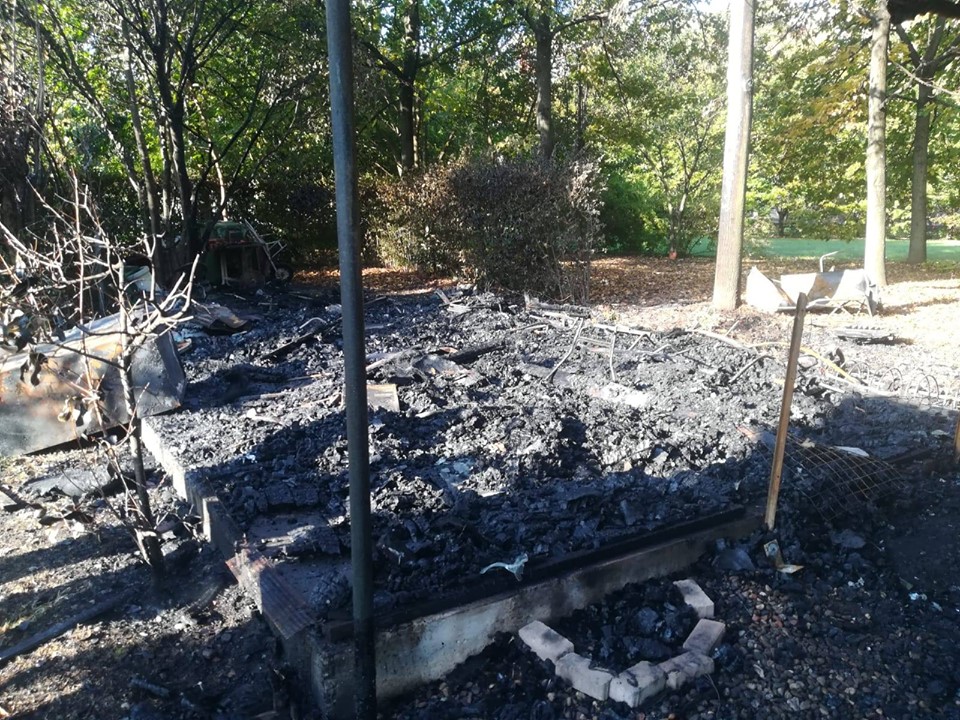 Incendiata la casetta dell’Associazione cacciatori a Vimodrone
