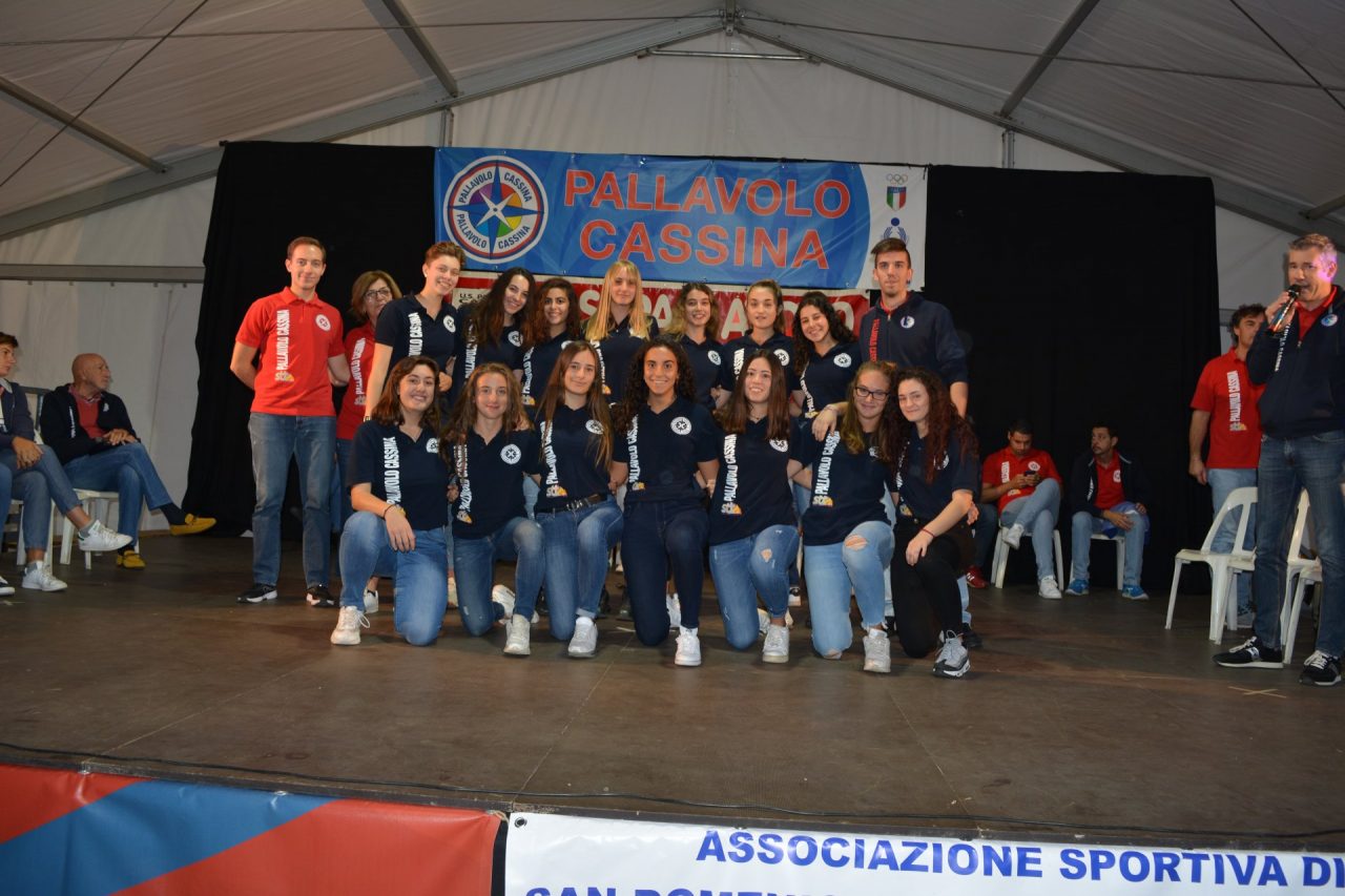 Cassina de'Pecchi festa Pallavolo Cassina per i 50 anni di fondazione della società