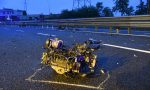 Incidente in Tangenziale all'alba, dopo lo schianto l'auto perde il motore FOTO VIDEO