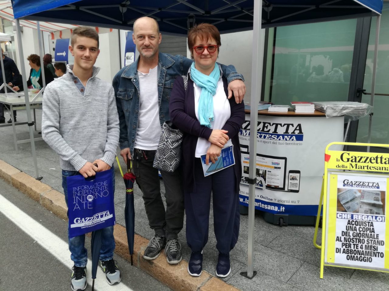 Gazzetta della Martesana alla Festa patronale di Brugherio