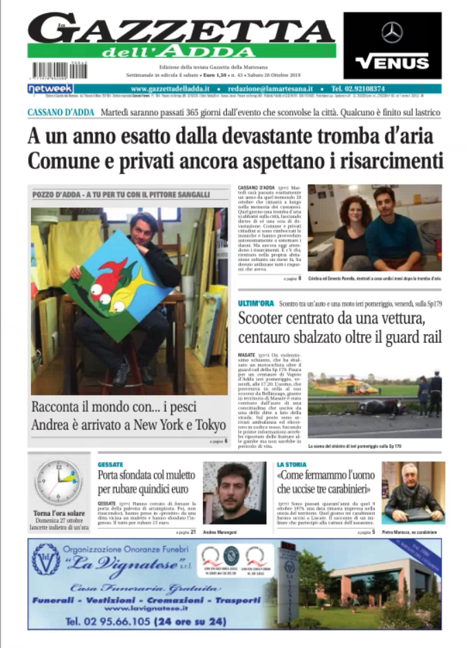 Il nuovo numero della Gazzetta dell’Adda in edicola