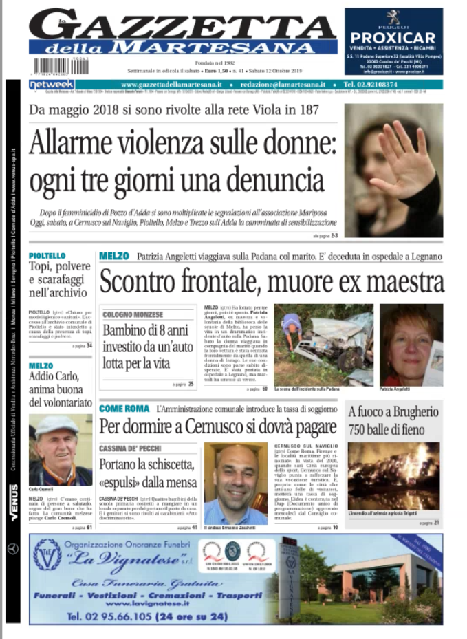 Il nuovo numero della Gazzetta della Martesana è in edicola