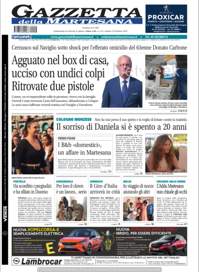 Il nuovo numero della Gazzetta della Martesana in edicola