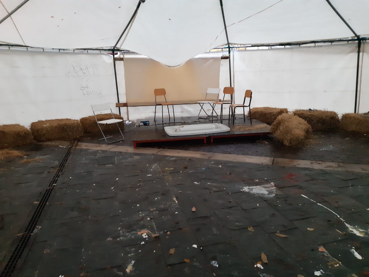 Fiera di Santa Caterina rovinata dai vandali