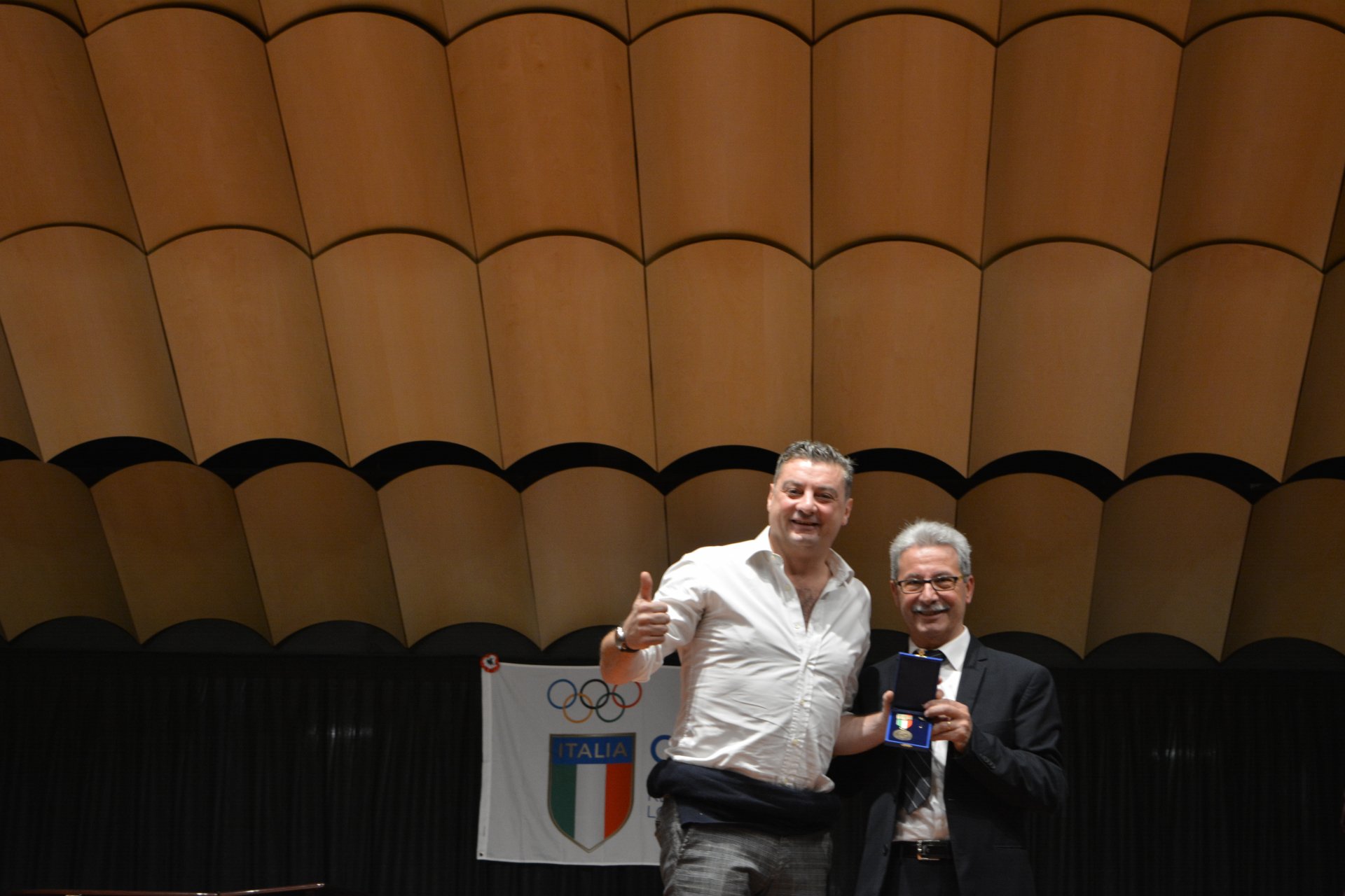 Cernusco sul Naviglio consegna benemerenze Coni Lombardia auditorium Maggioni