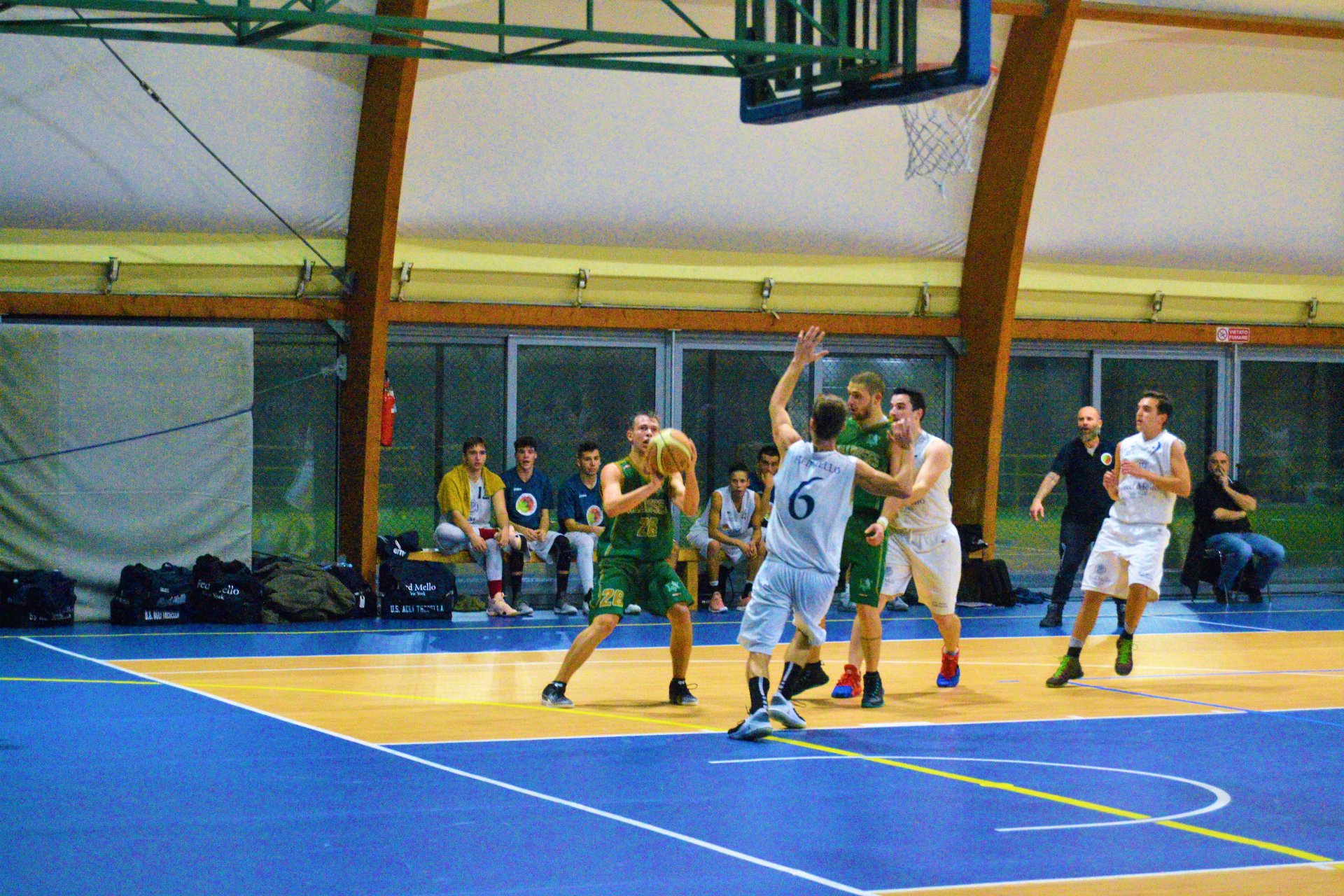 basket maschile promozione inzago trecella derby