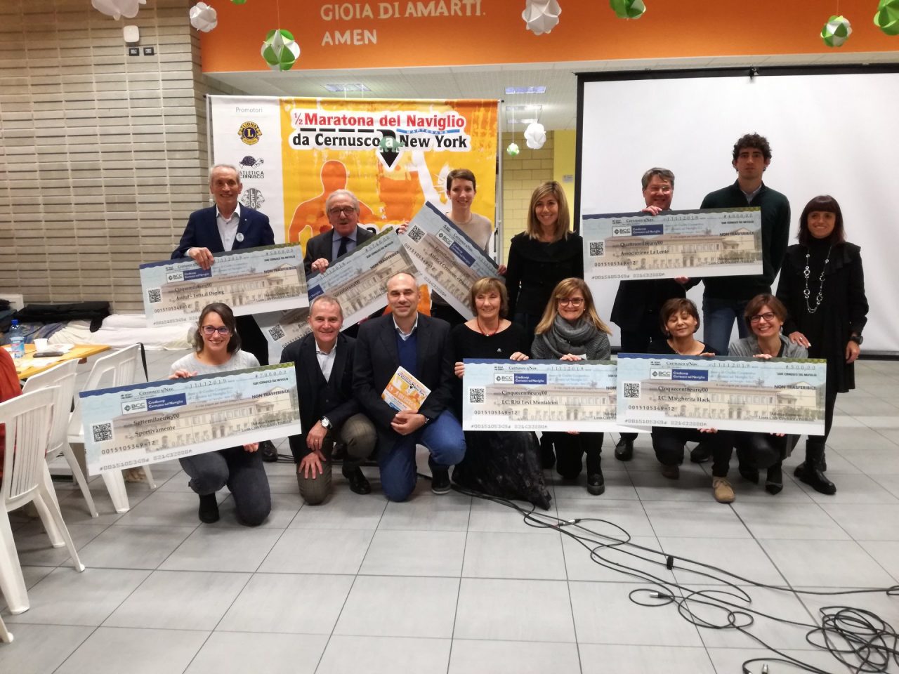 Una corsa che vale 26.000 euro da donare in beneficenza