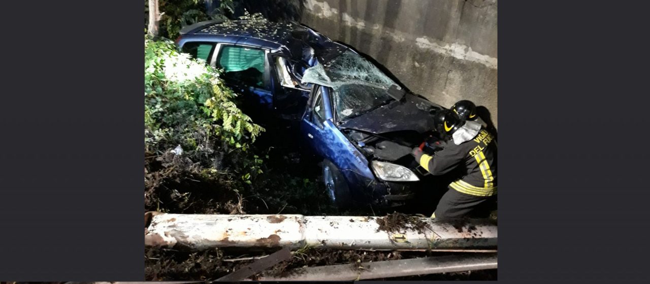 Pauroso incidente a Fara, 44enne “miracolato” FOTO