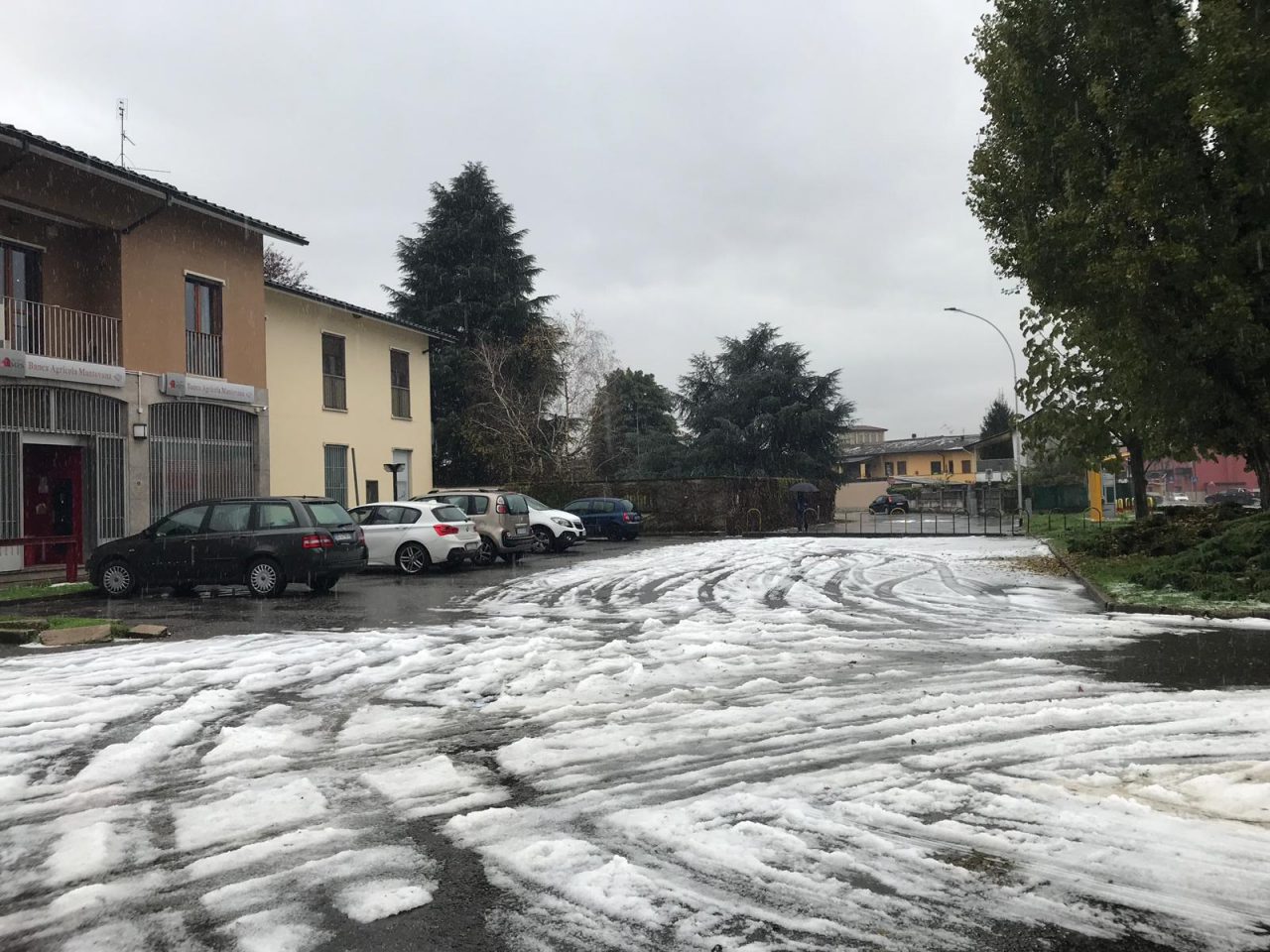Grandine in Martesana   FOTO