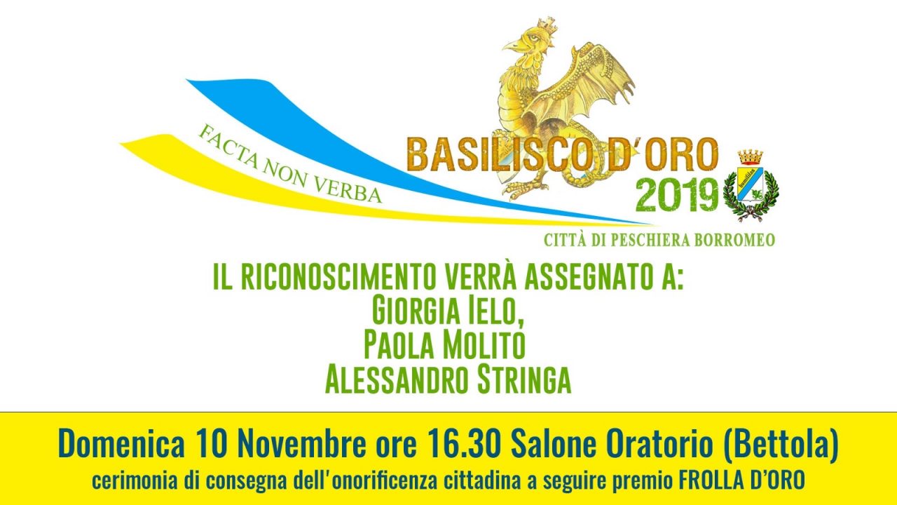 Peschiera premia i suoi benemeriti