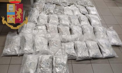 Ventitre chili di droga nel borsone della palestra: arrestato FOTO