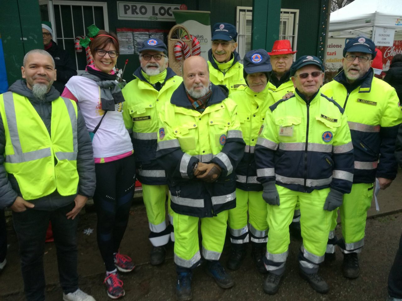 Christmas run della pro loco a cernusco sul naviglio