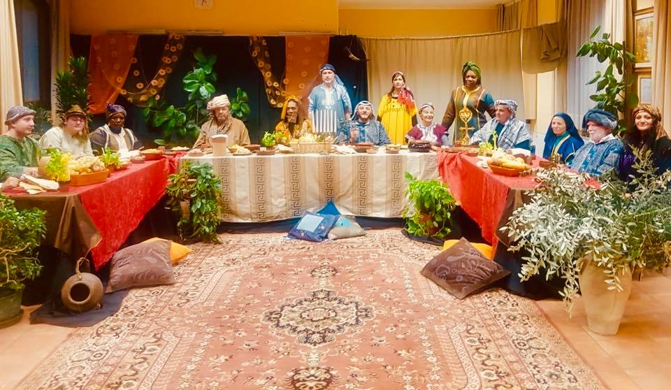 Sacra rappresentazione con cena ebraica a Cassina