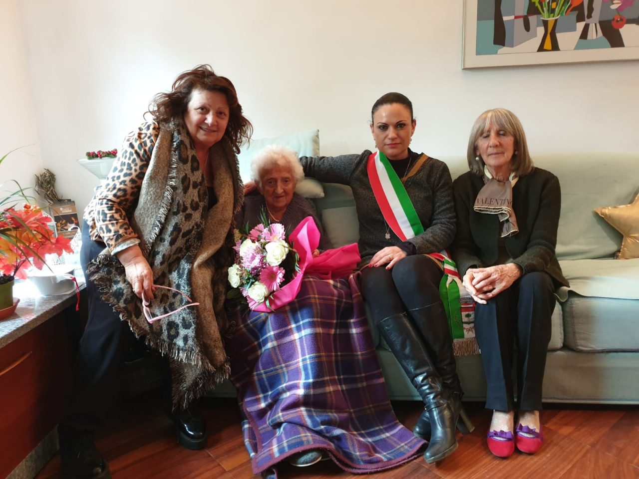 A Cassina de’ Pecchi festeggiano i 106 anni di nonna Maria