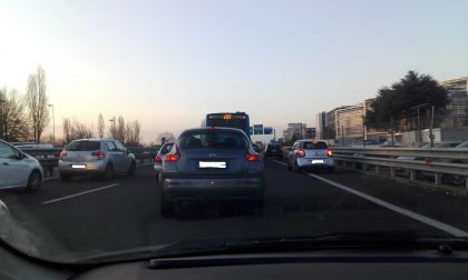 Cantiere sul ponte della Monza-Melzo: traffico in tilt
