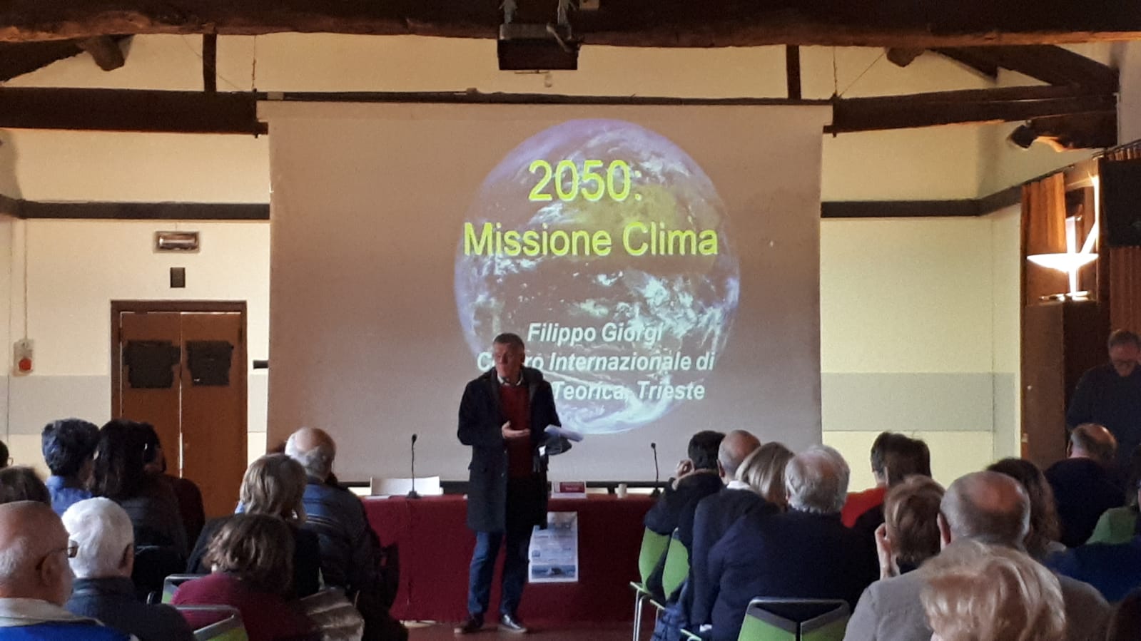 La prima tappa di Biblio for future 2020 è a Gorgonzola col climatologo Filippo Giorgi