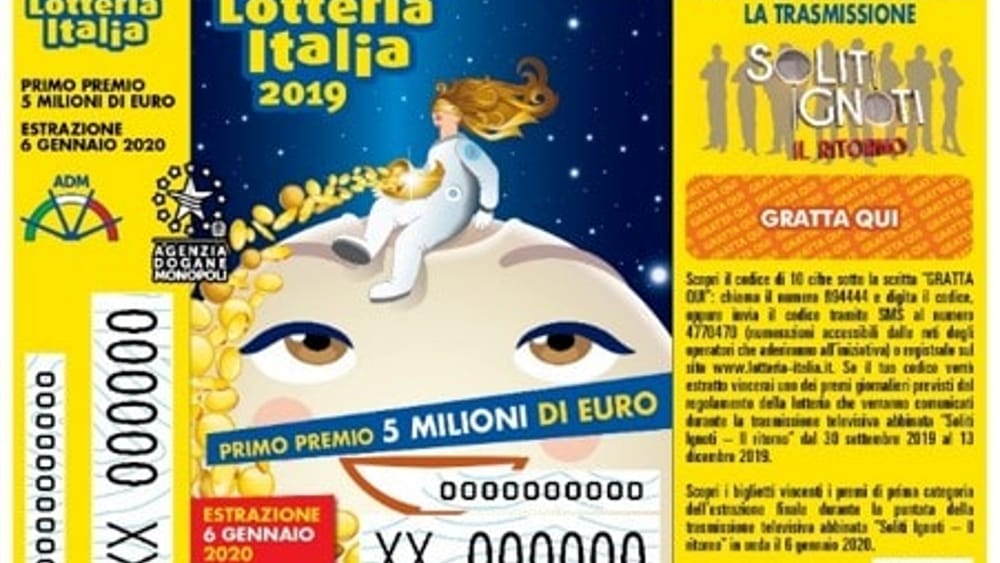 Estrazione Lotteria Italia, ecco i numeri vincenti