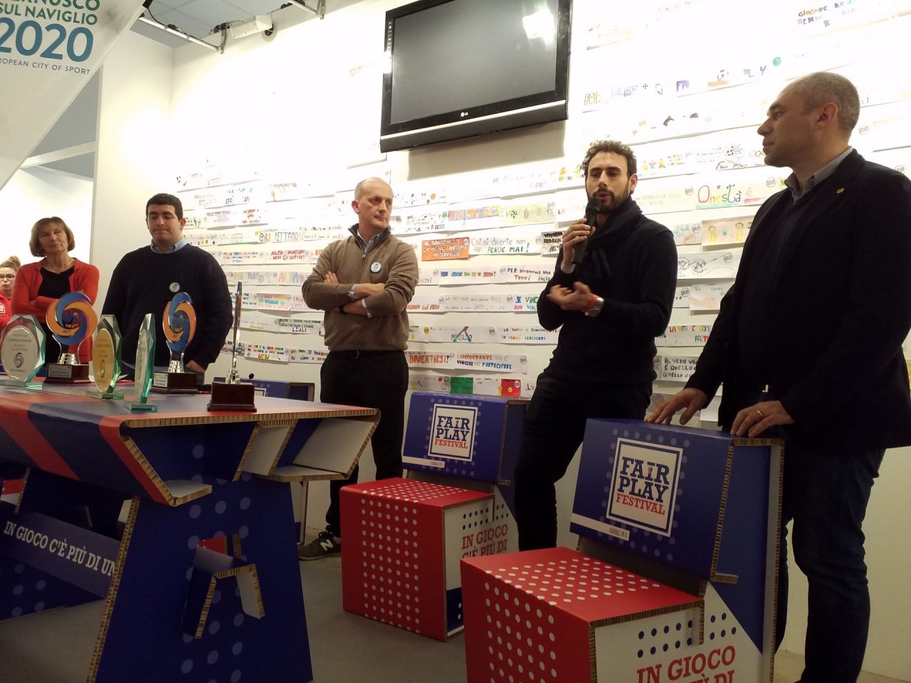 Fair play festival Aso cernusco sul naviglio inaugurazione mostra con marco fichera