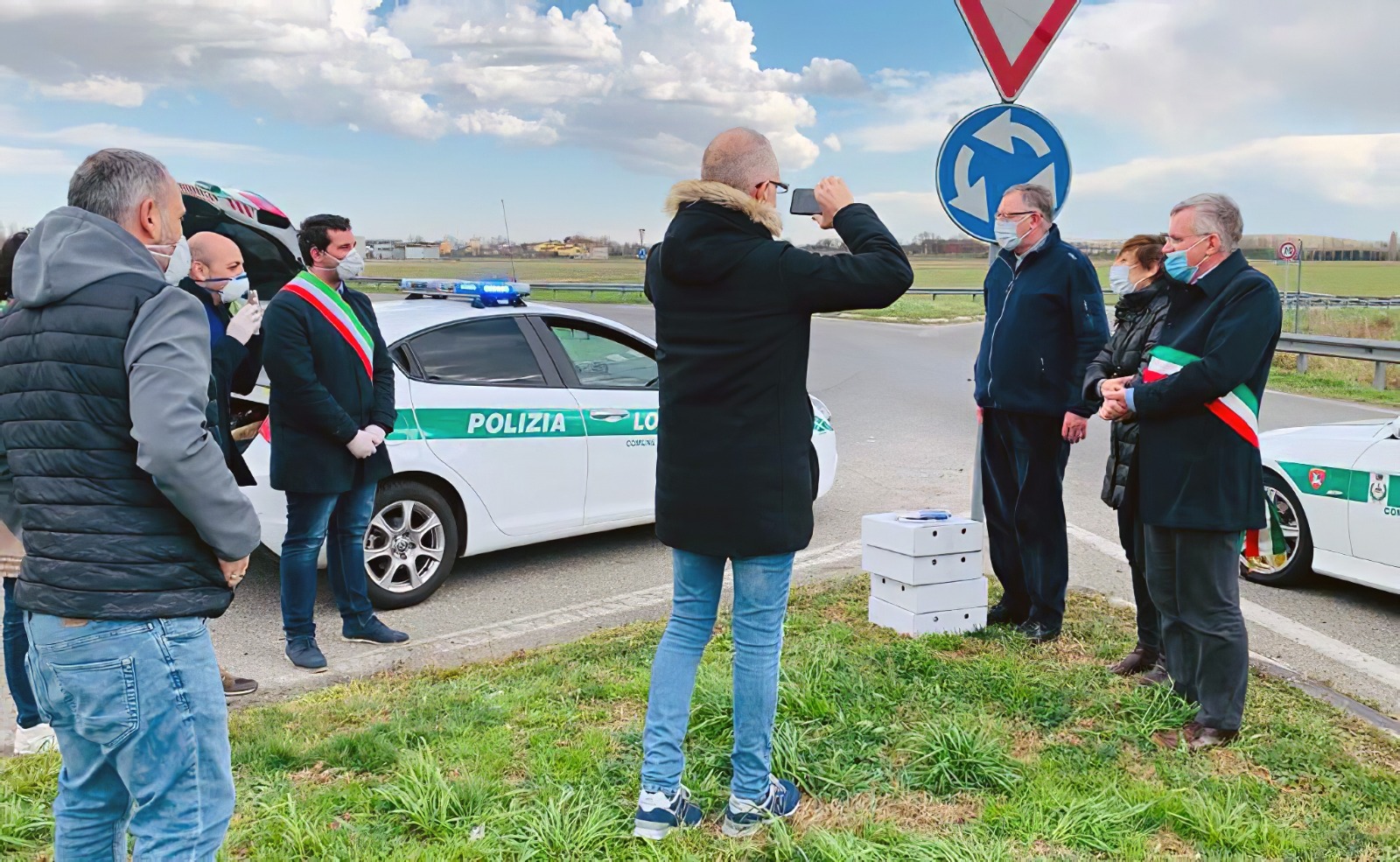 gorgonzola delegazione in visita a codogno