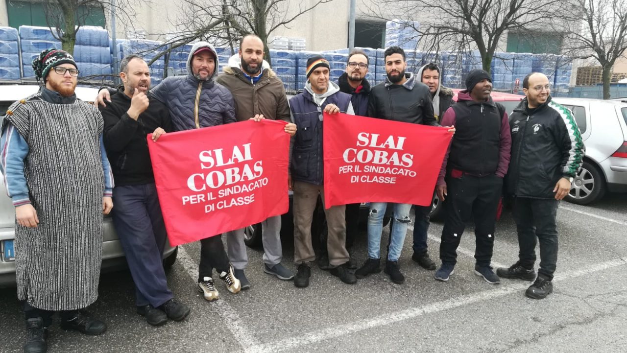 Lavoratori in sciopero alla Maschio di Grezzago