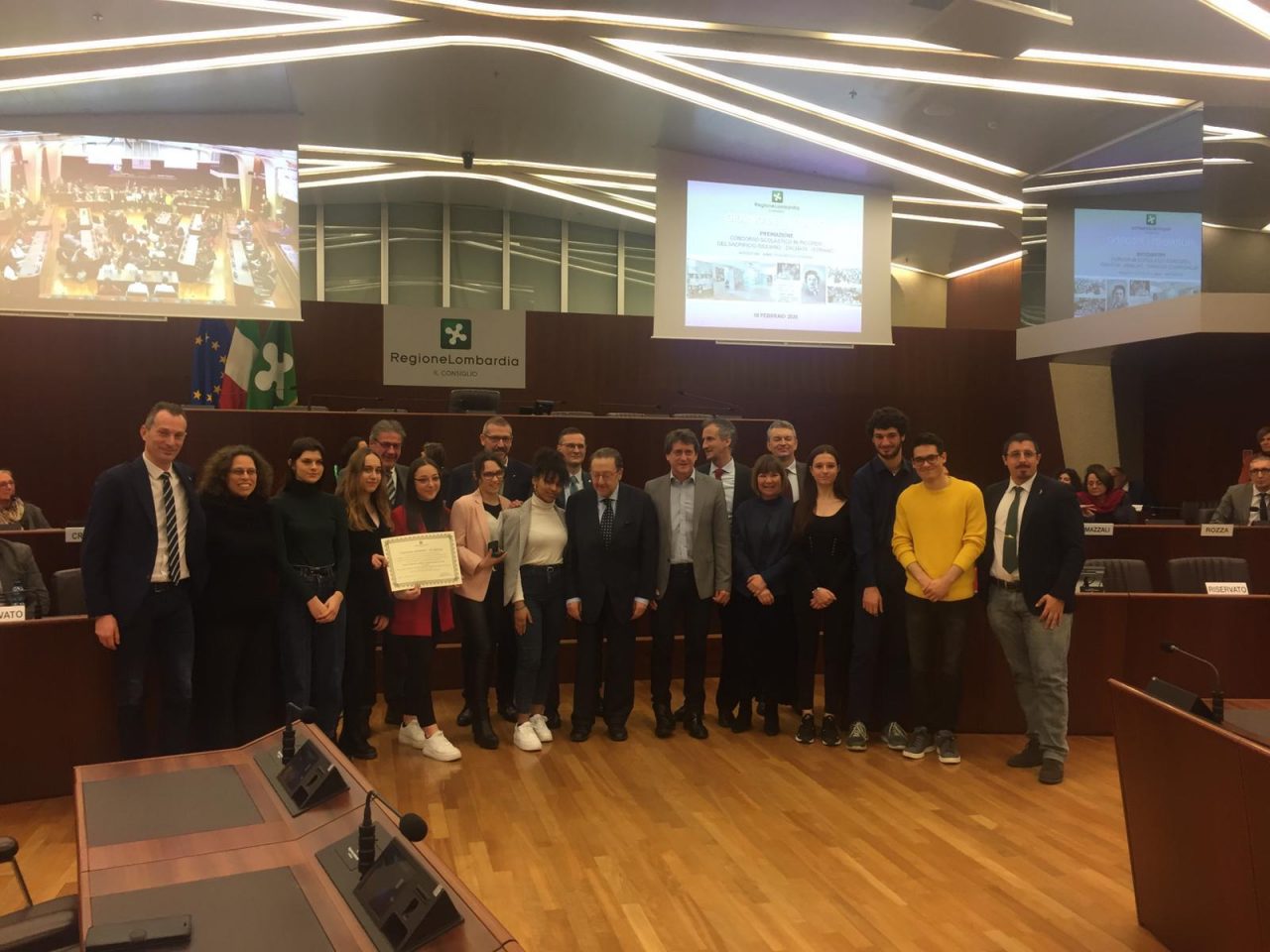 Giorno del Ricordo, l’Isis di Cologno premiato in Regione