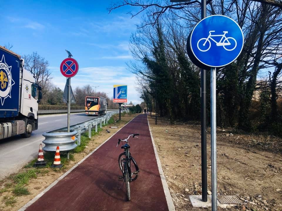 Cassanese, aperta la nuova ciclabile di Segrate