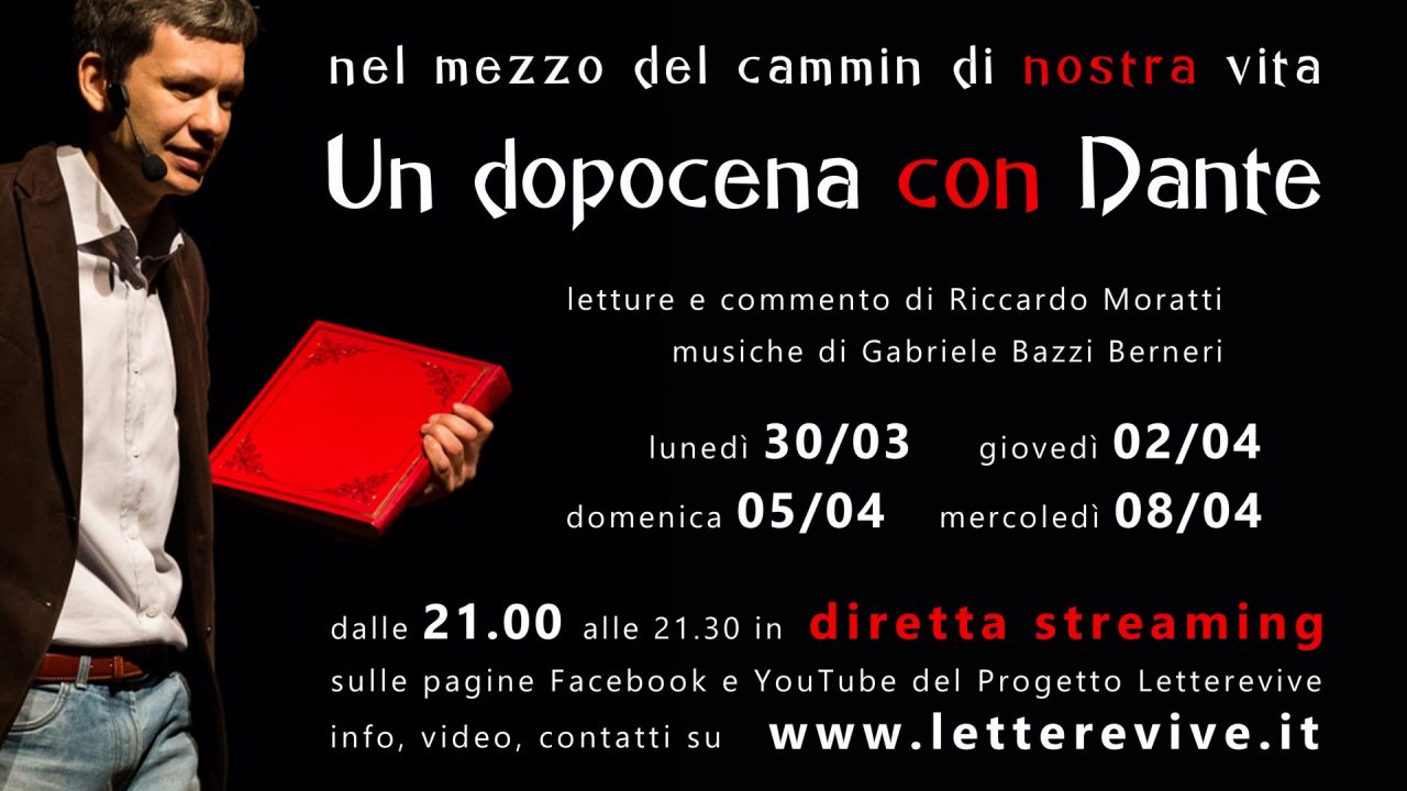 Nel Dantedì la Divina Commedia è IN DIRETTA con Letterevive